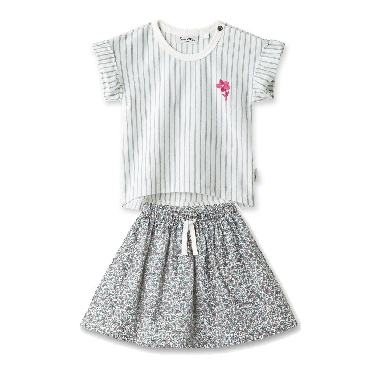 Sanetta Mädchen Set T-Shirt und Rock 11392