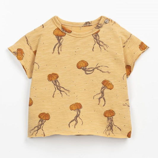 Play up T-Shirt 1AO/3AO11055 Jellyfish gelb