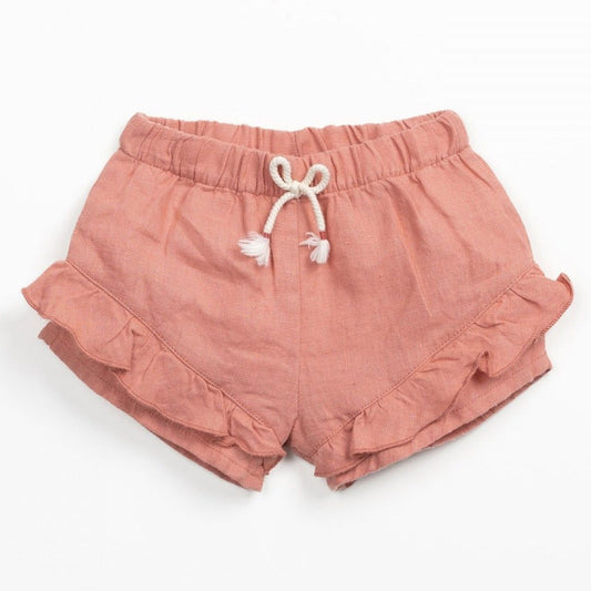 Play up Baby Shorts aus Leinen 2AO11700 in koralle