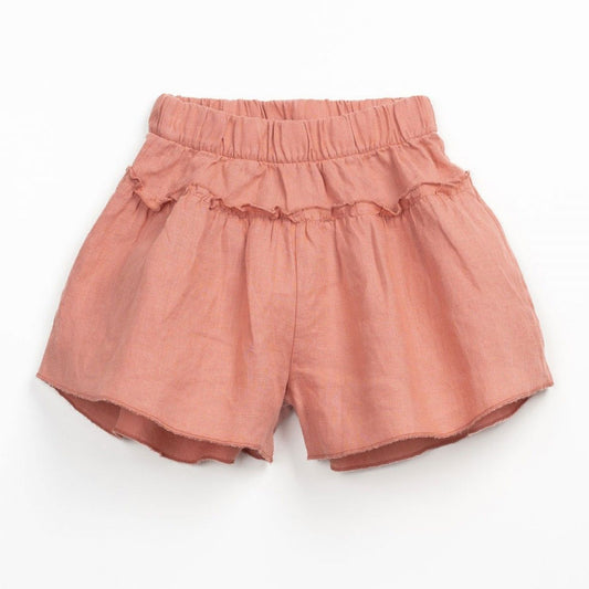 Play up Mädchen Shorts aus Leinen 4AO11702 in koralle