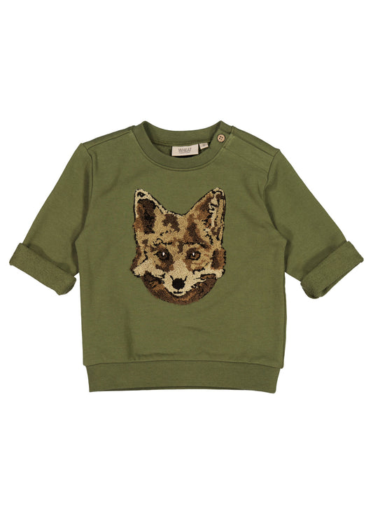 Wheat Sweatshirt Fuchs oliv