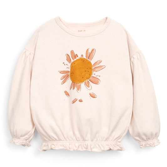 Play Up Mädchen T-Shirt 4AN11001 mit Sonnenblume