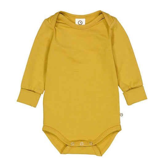 Müsli mustard Baby-Body Cozy me Langarm