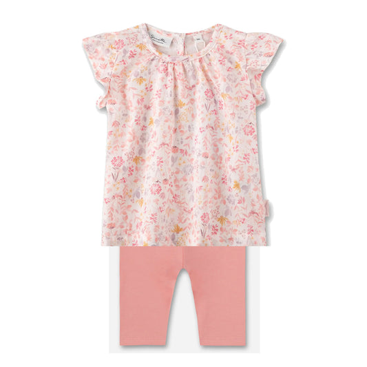 Sanetta Baby Set Tunika und Leggings 907159 koralle