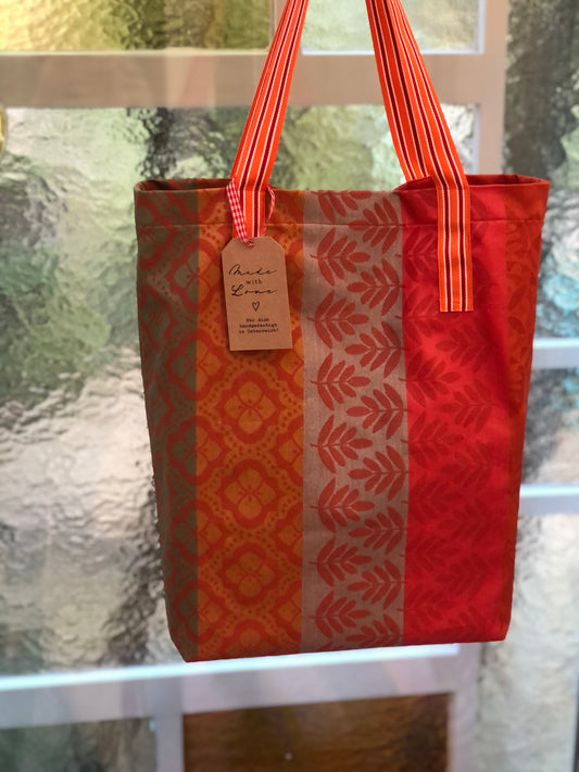 Shopping-Bag, orange#108, wasserabweisend, 29x40x13 cm