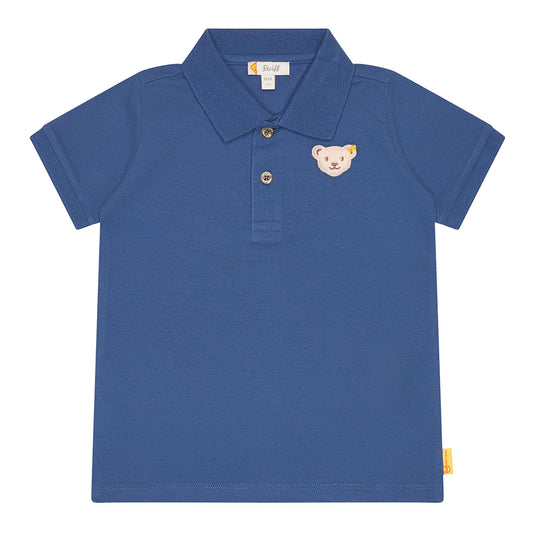 Steiff Poloshirt 41017 in kobaltblau