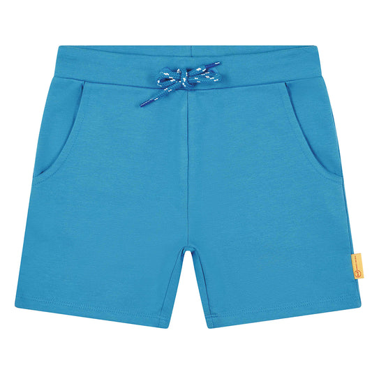 Steiff Buben Sweat Shorts 41020 in 6108 mediterranian blue