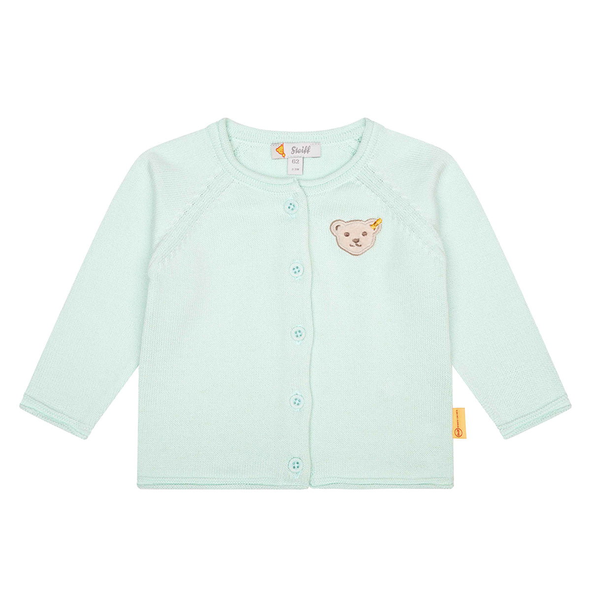 Steiff Baby Strickjacke Weste 44016 in mintgrün