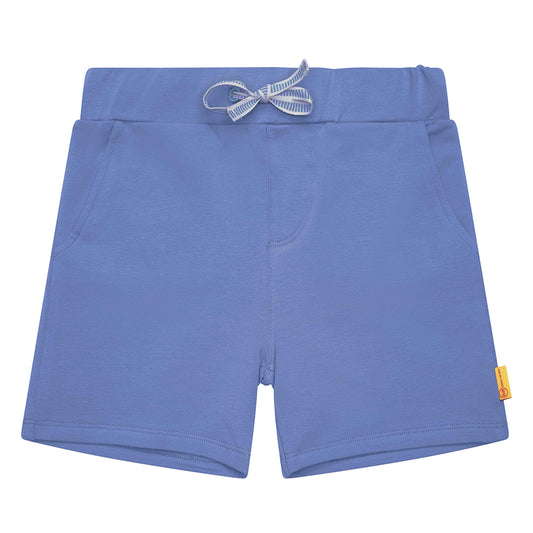 Steiff Buben Sweat Shorts 2212134 in mittelblau