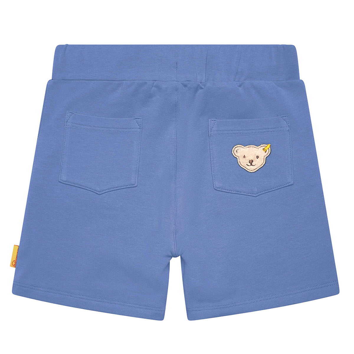 Steiff Buben Sweat Shorts 2212134 in mittelblau