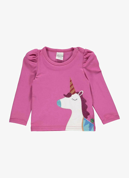 Fred's World T-Shirt Langarm Einhorn pink