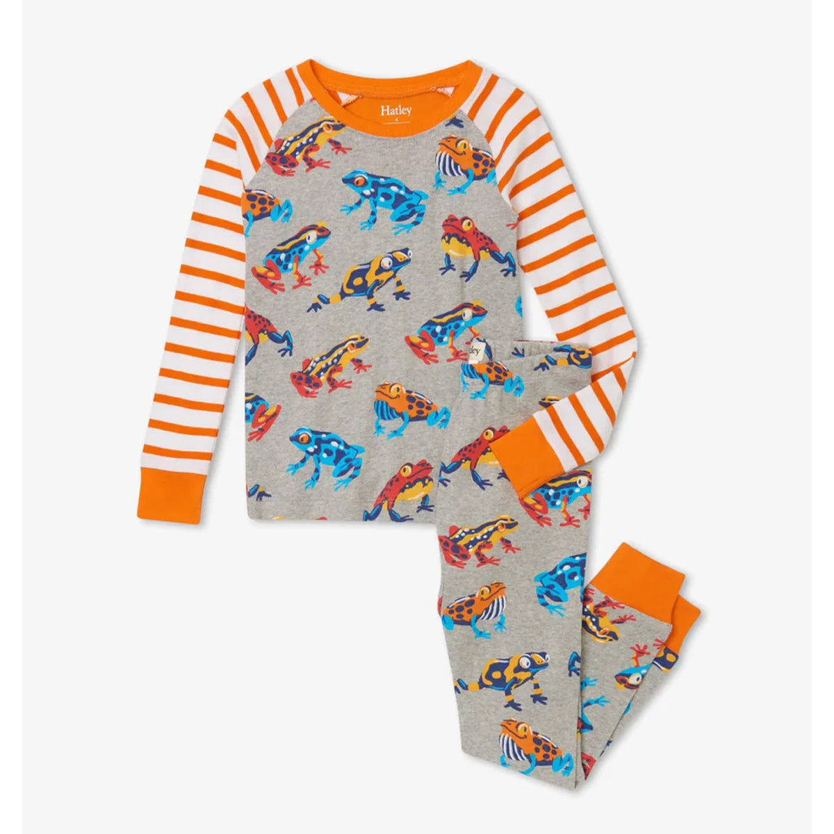 Hatley Leaping Frogs Kinder Bio-Baumwolle Pyjama S22HFK1269