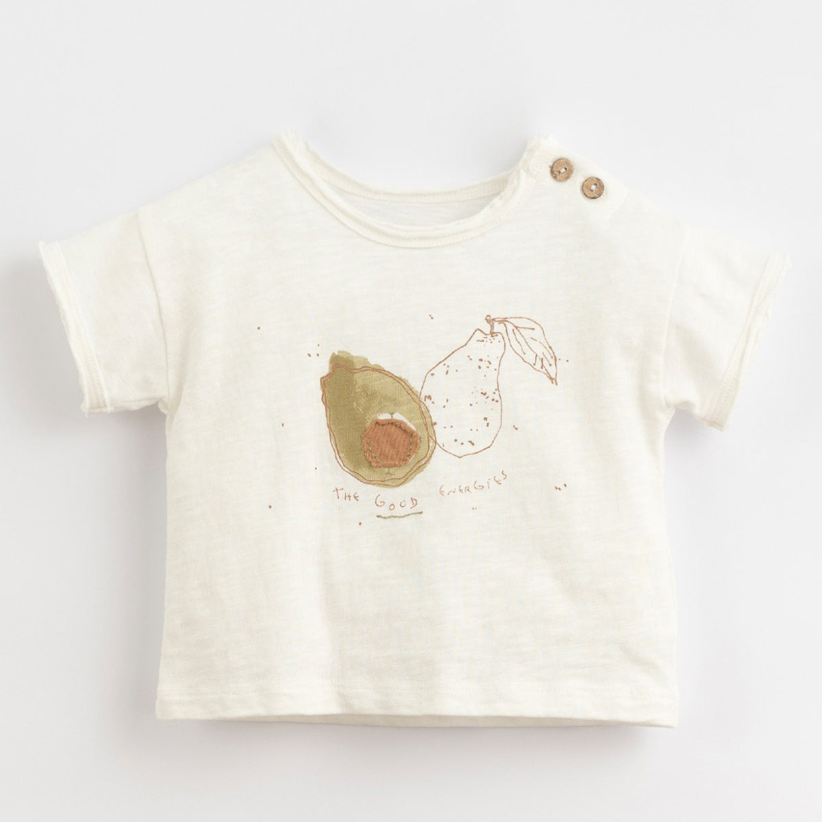 Play up Baby T-Shirt 1AM11050 Avocado Frontprint