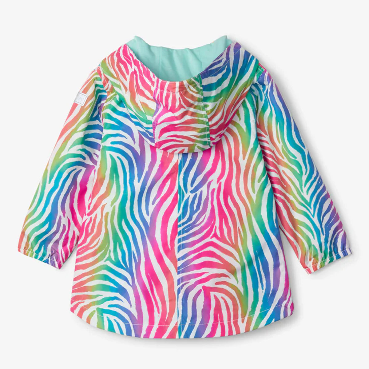 Hatley Kinder Regenjacke Microfaser Regenbogenzebra S23RZK1428