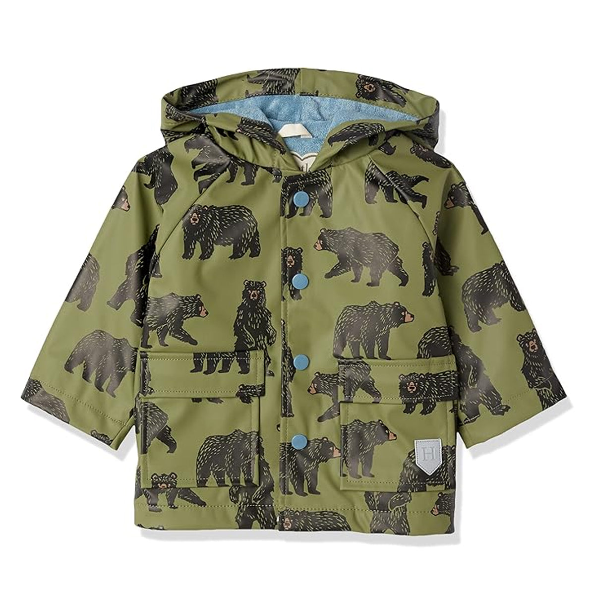 Hatley Baby Regenjacke Bär grün