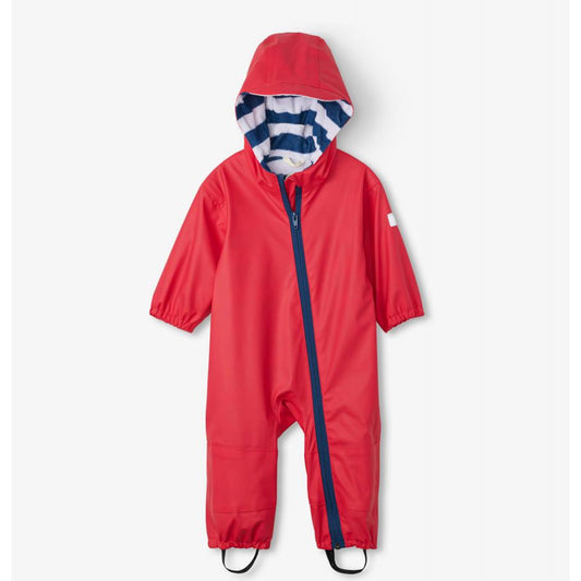 Hatley Baby Regenoverall gefüttert F21RNI1492 rot