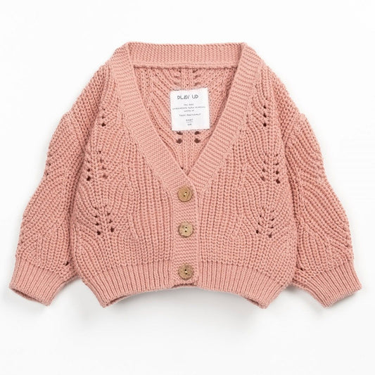 Play up Weste Strickjacke 2AO11402 rosa