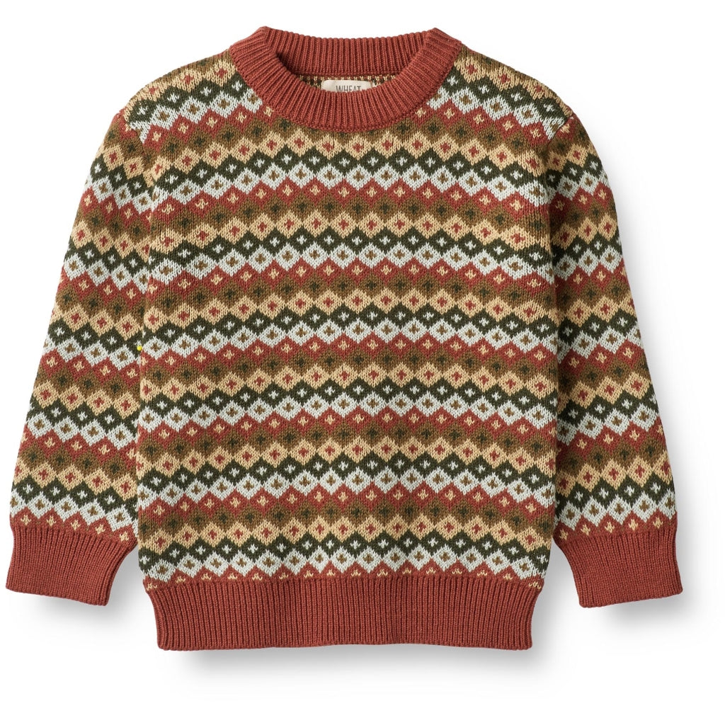 Wheat Jacquard Pullover Elias rost