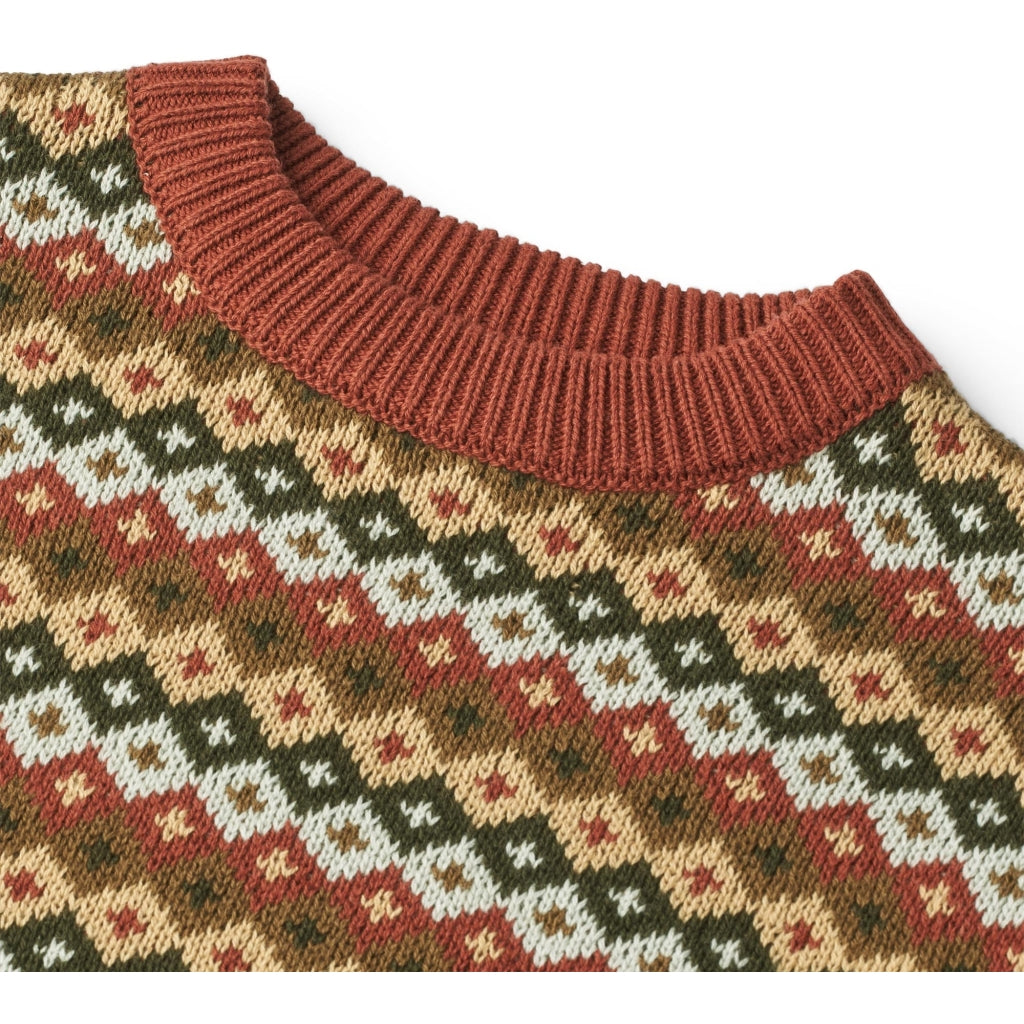 Wheat Jacquard Pullover Elias rost