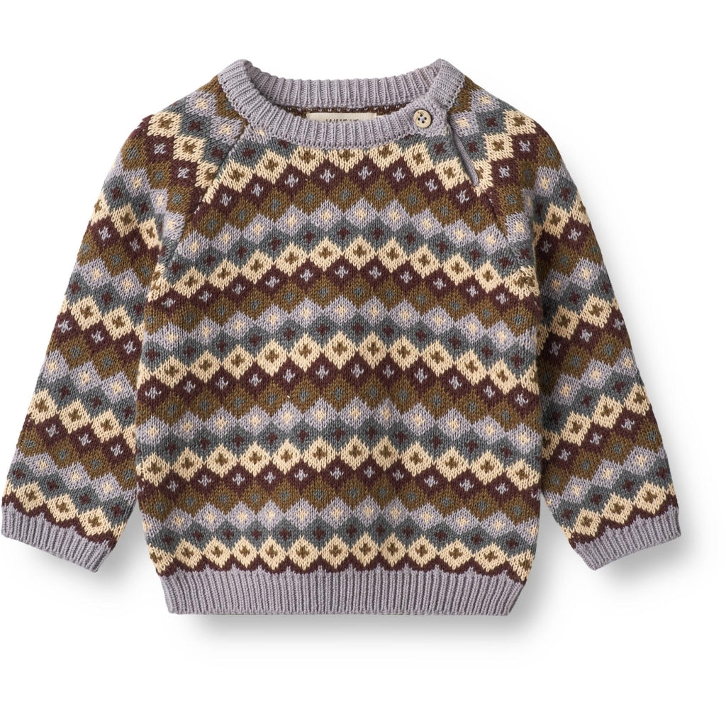 Wheat Jacquard Pullover Mimi lavendel